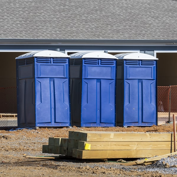 what is the maximum capacity for a single portable restroom in Frankfort Heights